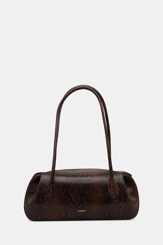 Yuzefi poșetă de piele OYSTER nu incape in A4 maro YUZPF25.HB.OYSB.L062