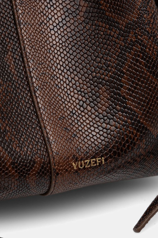Кожаная сумочка Yuzefi MOCHI коричневый YUZPF25.HB.MO.L062