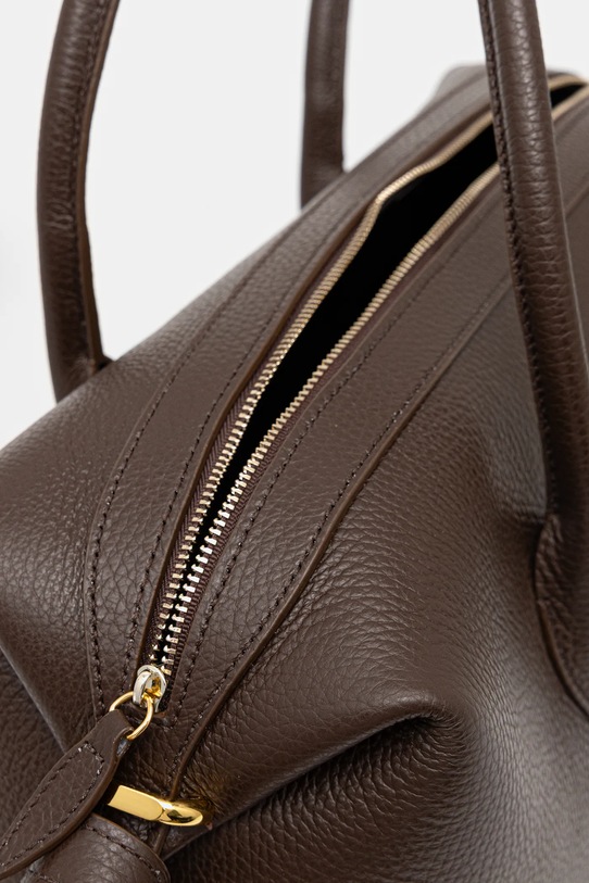 Yuzefi poșetă de piele BRIOCHE DUFFLE YUZPF25.HB.BD.L038 maro