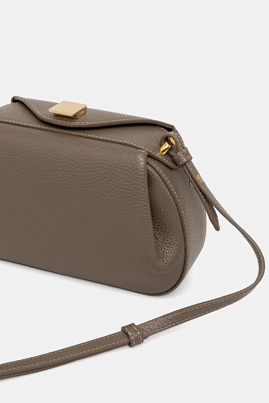 Accessori Yuzefi borsa a mano in pelle OYSTER YUZSS25.HB.MOYC.L052 grigio