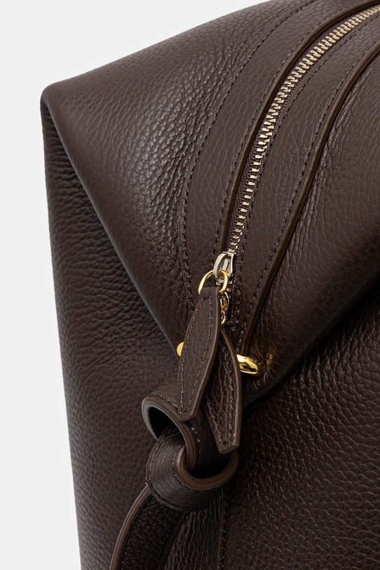 Yuzefi torba skórzana BRIOCHE WEEKENDER brązowy YUZPF25.HB.BW.L038
