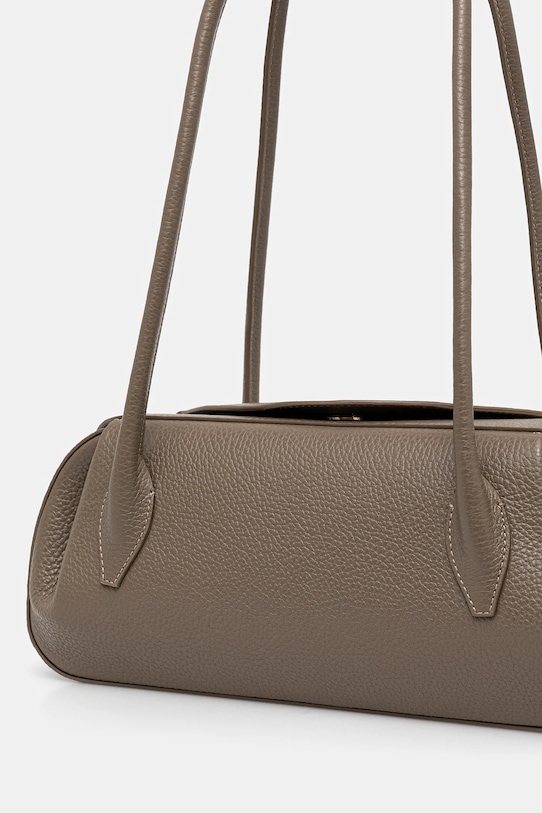 Accesorii Yuzefi poșetă de piele OYSTER YUZSS25.HB.OYSB.L052 bej