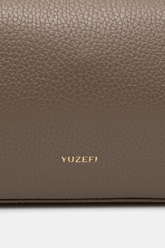 Yuzefi poșetă de piele OYSTER bej YUZSS25.HB.OYSB.L052