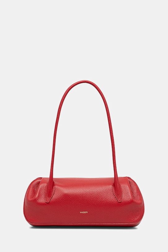 Yuzefi poșetă de piele OYSTER uni rosu YUZPF25.HB.OYSB.L060
