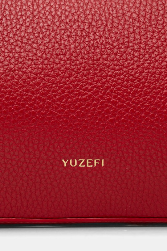 Yuzefi poșetă de piele OYSTER MINI DUFFLE rosu YUZPF25.HB.MOYD.L060