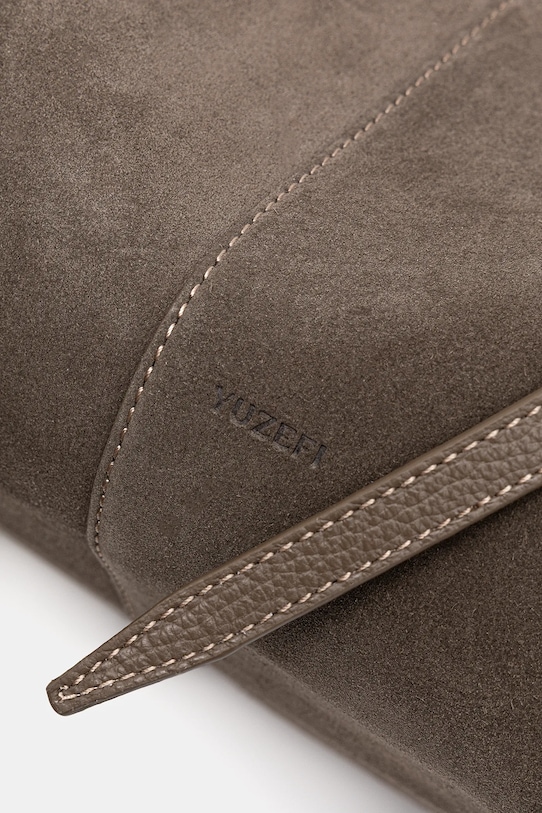 Yuzefi geantă de mana din piele întoarsă MOCHI bej YUZRS25.HB.MO.S018