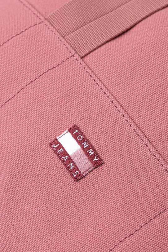 Tommy Jeans geantă de bumbac roz AW0AW17542