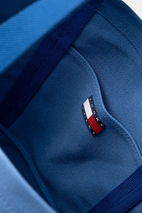 Tommy Jeans geantă de bumbac AW0AW17542 albastru