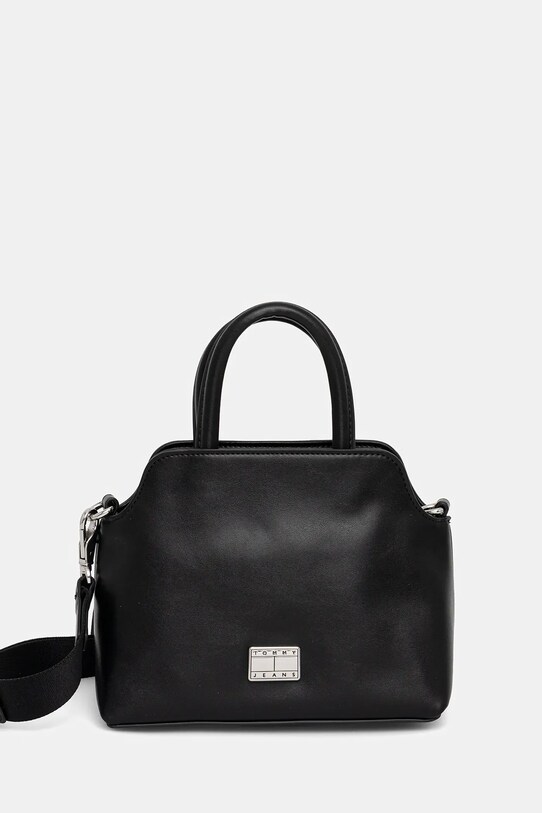 Torba Tommy Jeans bez uzorka crna AW0AW17545