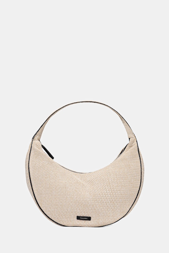 Calvin Klein torebka nie mieści A4 beżowy LV04F3060G