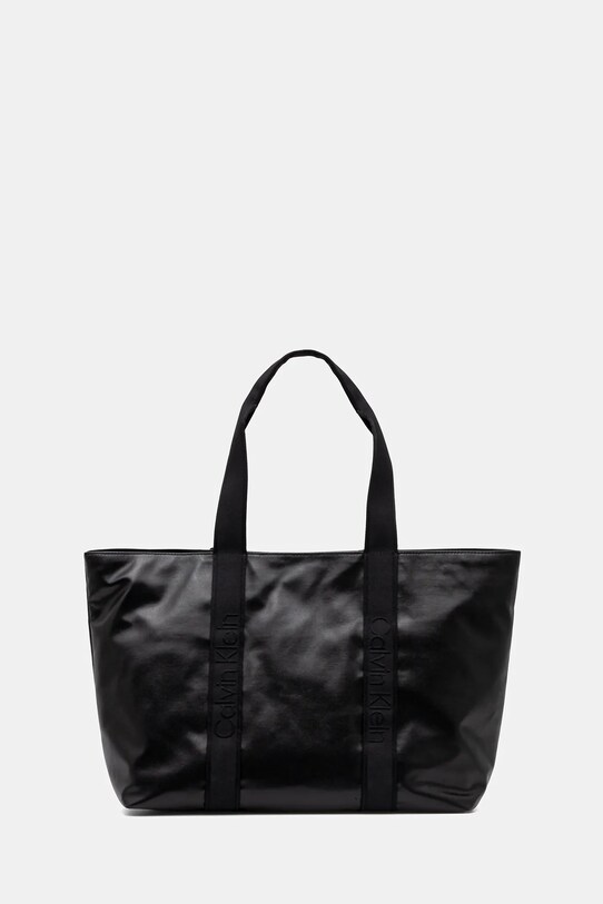Kabelka Calvin Klein hladký černá LV04F3211G