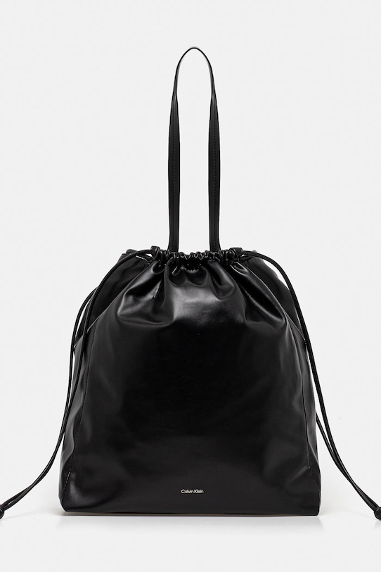 Calvin Klein torebka mieści A4 czarny LV04K3159G