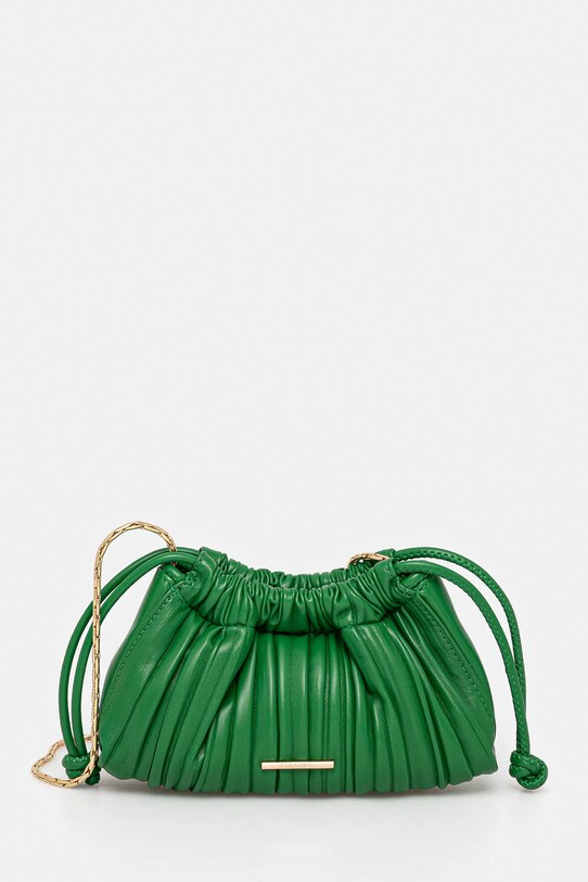 Calvin Klein poșetă uni verde LV04F3077G