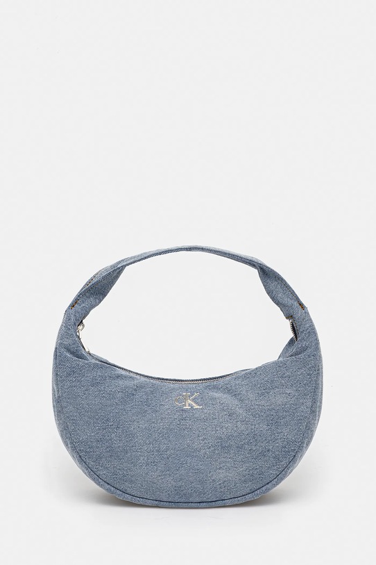 Calvin Klein torebka jeansowa nie mieści A4 niebieski LV04F3207G