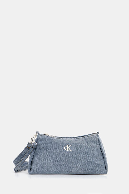 Calvin Klein poșetă uni albastru LV04F3222G
