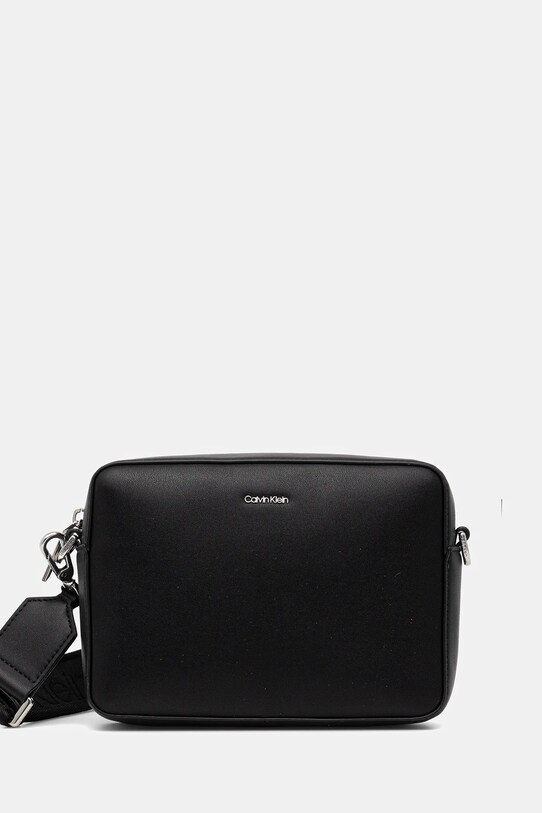 Calvin Klein torebka nie mieści A4 czarny LV04F3097G