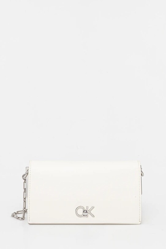 Τσάντα Calvin Klein συνθετικό λευκό LV04F3103G