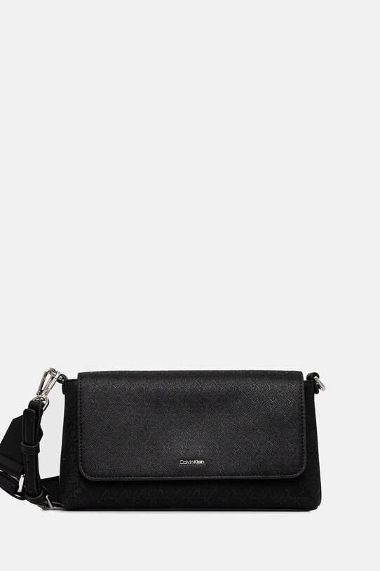 Calvin Klein torebka nie mieści A4 czarny LV04F3101G