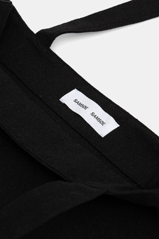 Samsoe Samsoe torebka bawełniana SAPRINT U25200001 czarny
