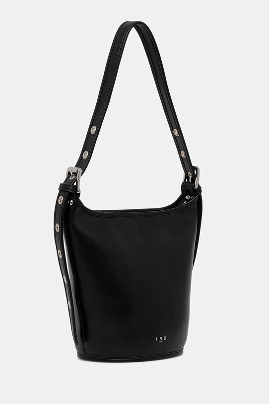 IRO torebka skórzana WP144SMALLZYKE czarny AW25