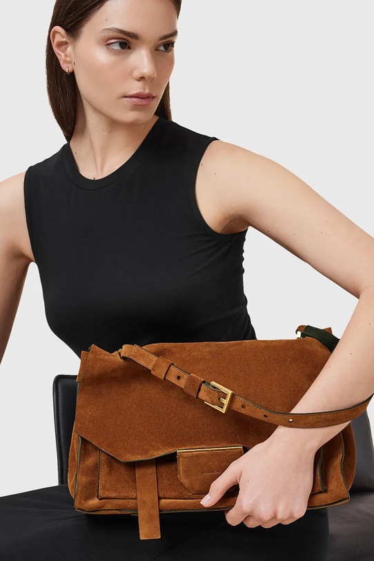 AllSaints geantă din nubuck URSA W321XC