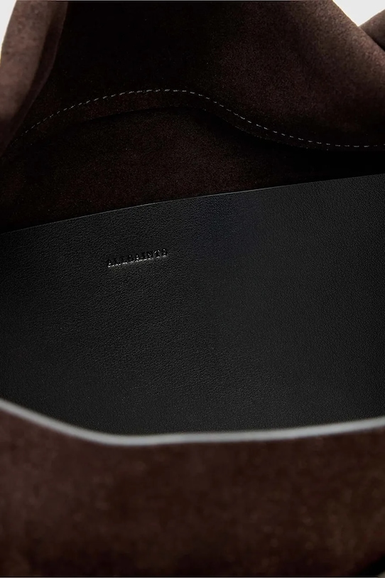 Τσάντα nubuck AllSaints URSA καφέ W321XC