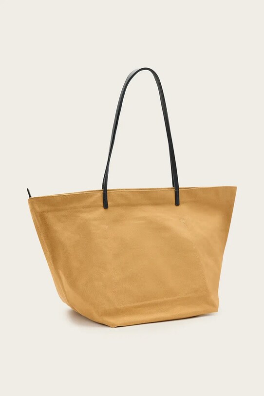 Akcesoria AllSaints torebka bawełniana SERAFINA W323XC beżowy