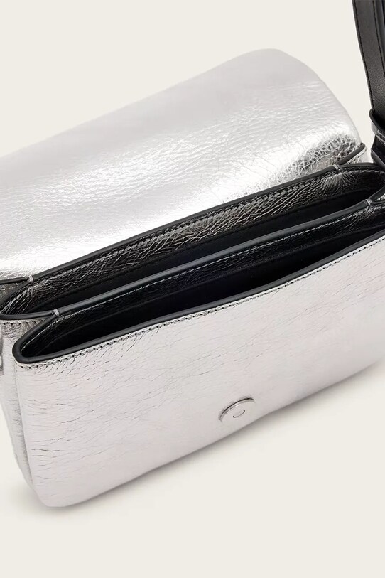 Кожаная сумочка AllSaints JUPITER серебрянный W331XC
