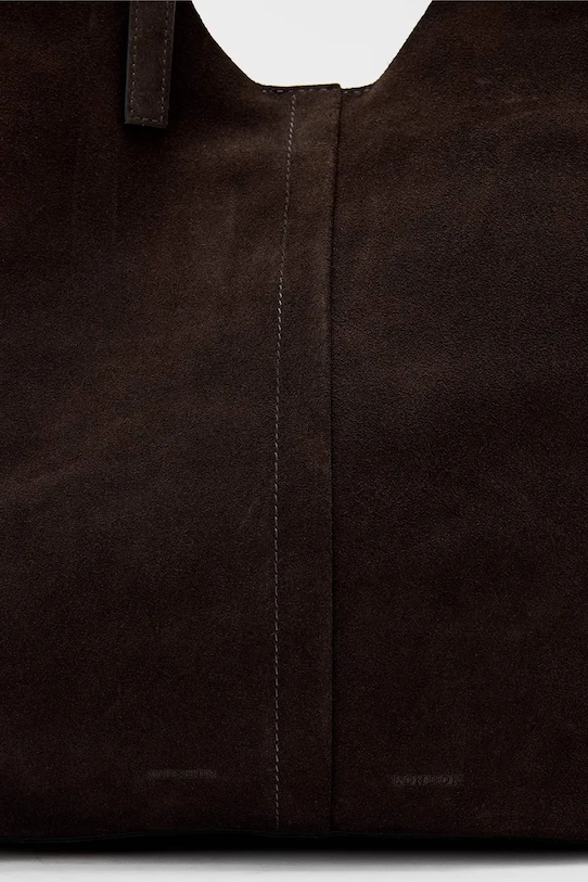 AllSaints torba zamszowa ARA W338XC brązowy