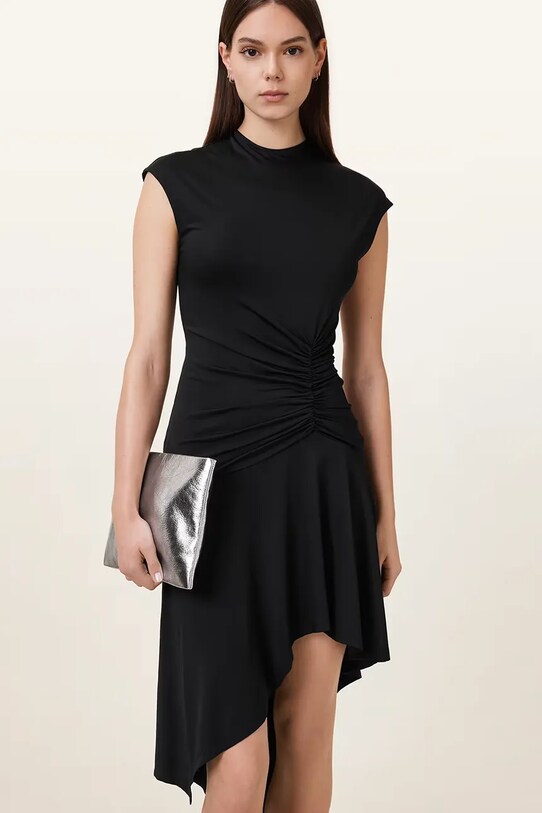 Kožená listová kabelka AllSaints BETTINA W341XC