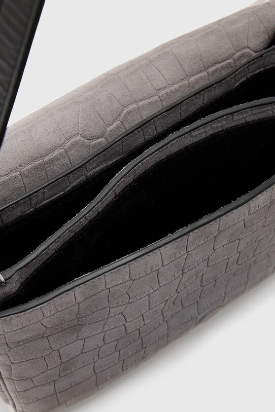 AllSaints torebka skórzana ONDINE W353XC szary