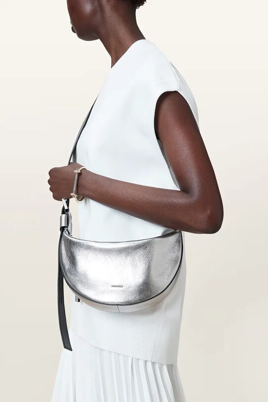 AllSaints torebka skórzana HALF W393XC