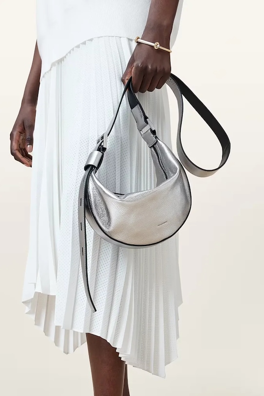 AllSaints torebka skórzana HALF W393XC