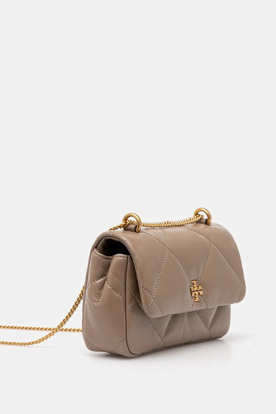 Шкіряна сумочка Tory Burch Kira Diamond Quilt 154710.250 коричневий AW25