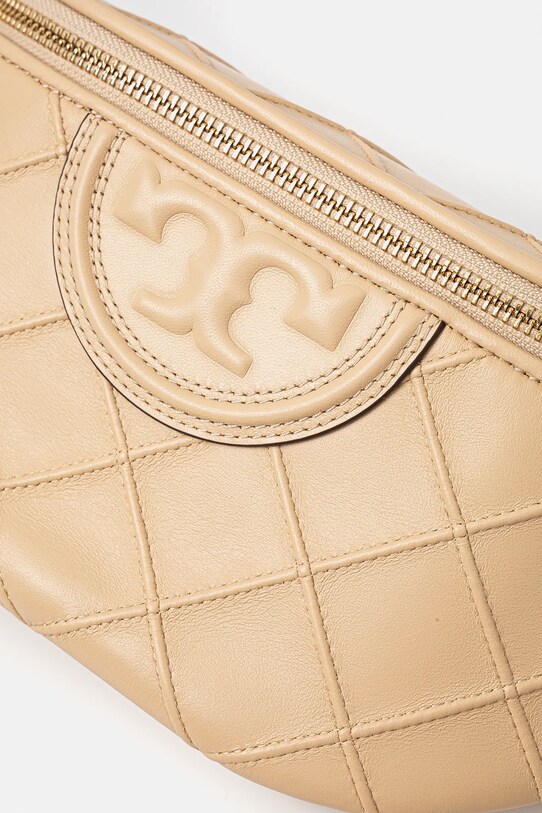 Kožna torba oko struka Tory Burch Fleming bež 160132.700