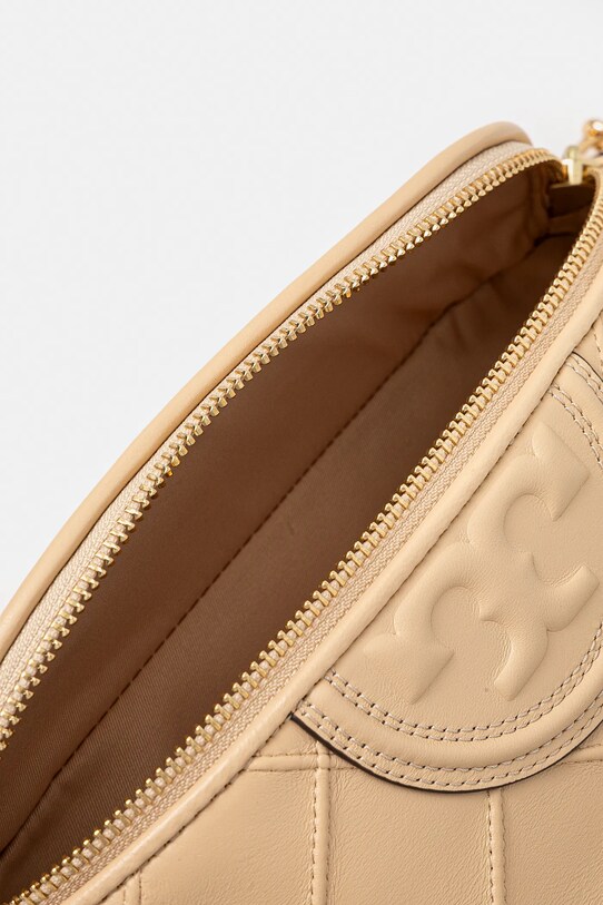 Tory Burch nerka skórzana Fleming 160132.700 beżowy