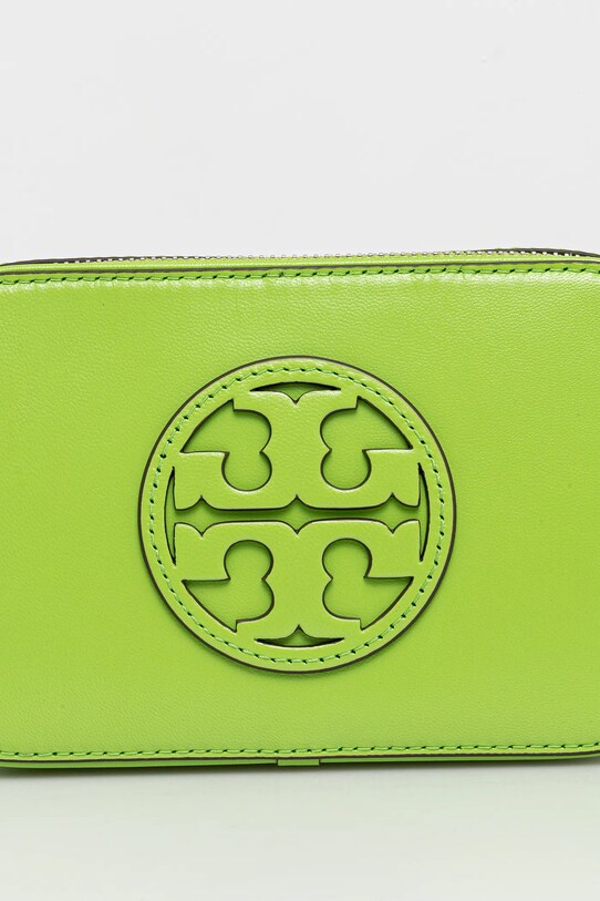 Tory Burch geantă de piele Miller 169154.300 verde AW25