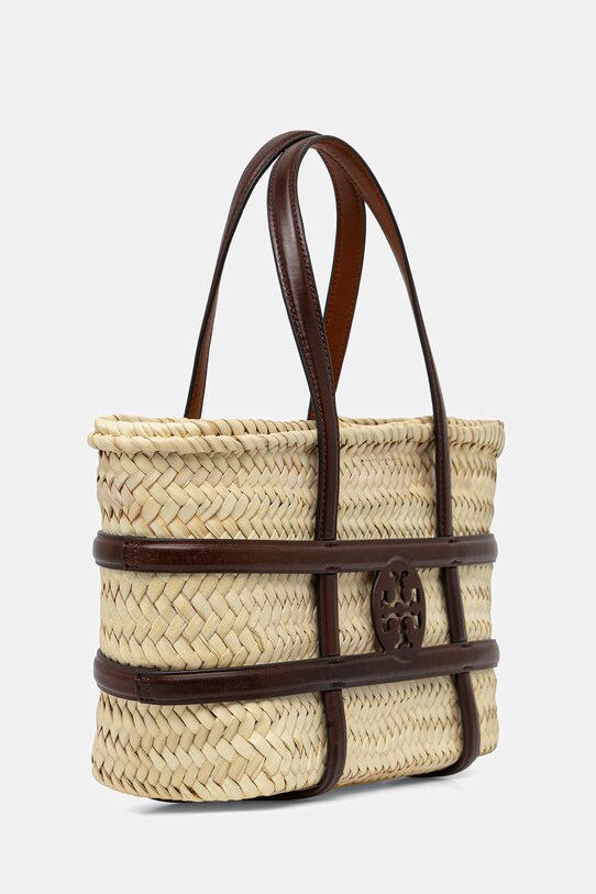 Plážový košík Tory Burch Ella Straw 169218.902 béžová AW25