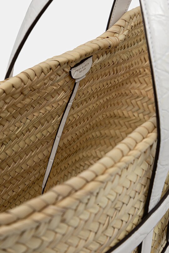 Plážový košík Tory Burch Ella Straw 169396.101 béžová