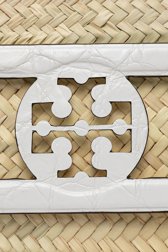 Плажна кошница Tory Burch Ella Straw бежов 169398.100