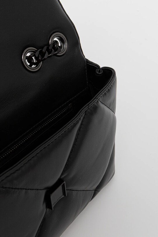 Tory Burch poșetă de piele Kira Diamond negru 170620.002