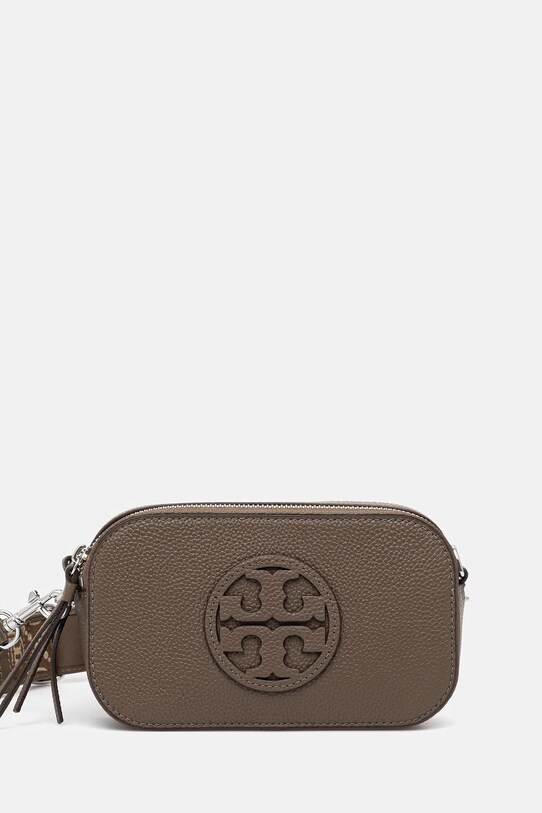Tory Burch poșetă de piele Miller uni maro 171955.250