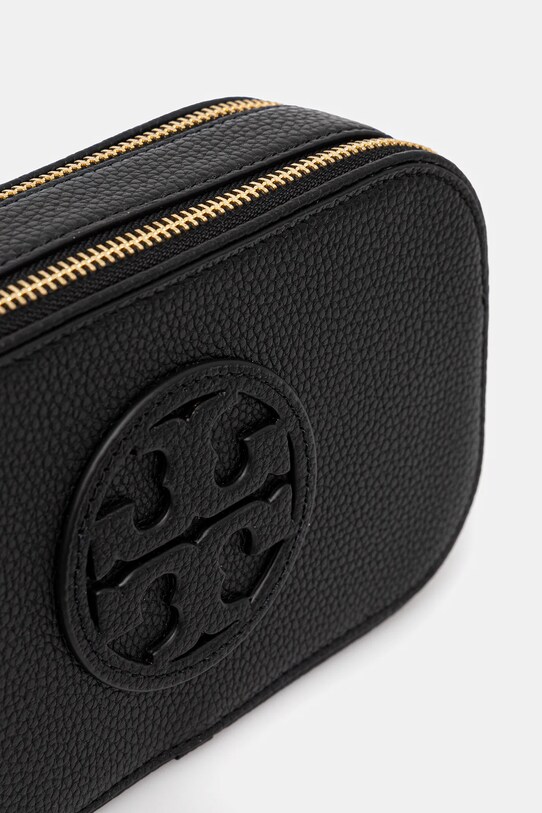 Кожаная сумочка Tory Burch Miller чёрный 171956.001