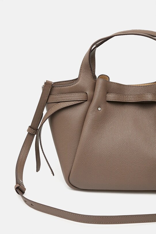 Accesorii Tory Burch poșetă de piele Romy Tote 164866.253 bej