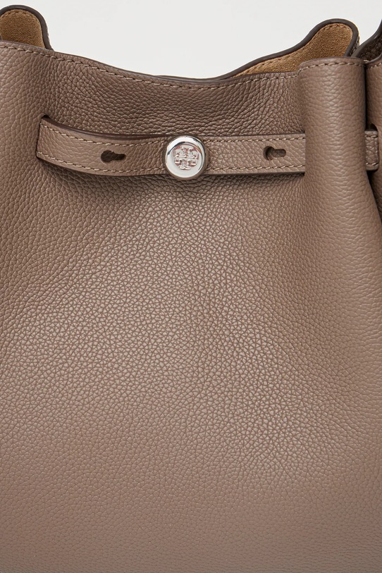 Tory Burch torebka skórzana Romy Tote beżowy 164866.253