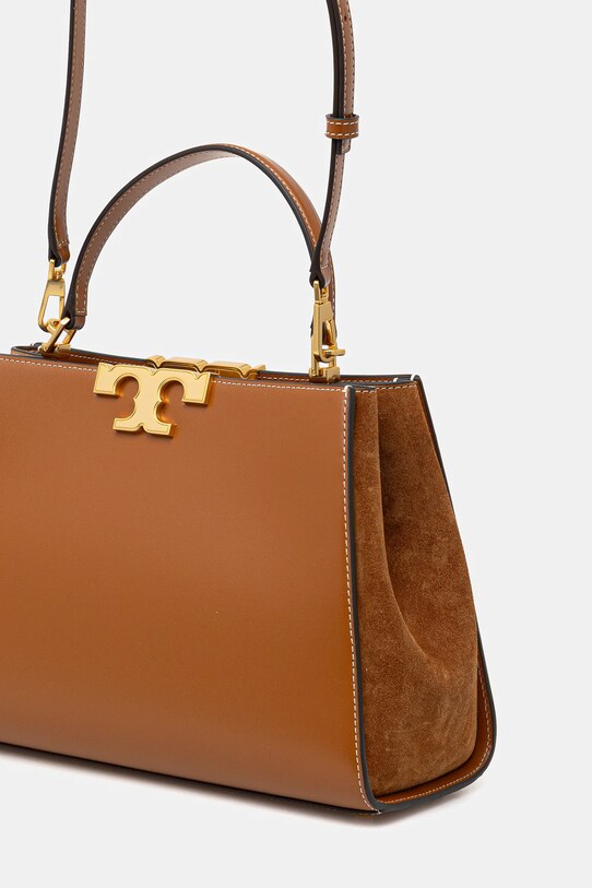 Accesorii Tory Burch poșetă de piele Eleanor 137312.201 maro