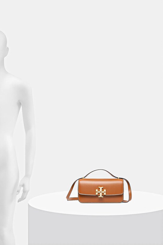 Tory Burch poșetă de piele Eleanor 158734.200 maro
