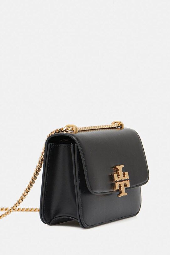 Tory Burch poșetă de piele Eleanor 166169.001 negru AW25