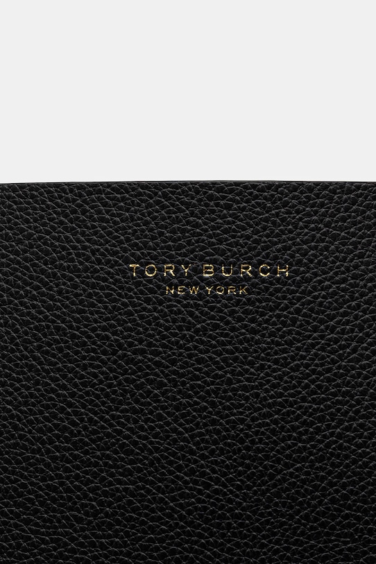 Кожена чанта Tory Burch Perry 169476.001 черен AW25