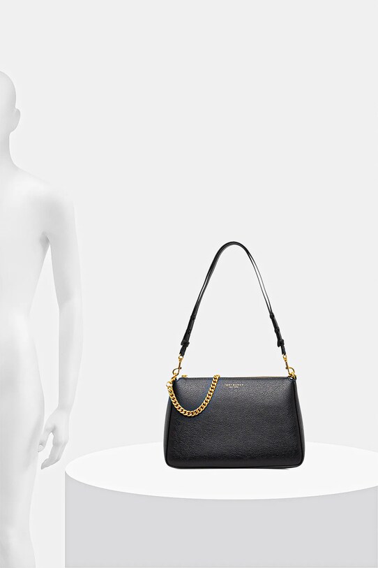 Tory Burch poșetă de piele Perry 175544.001 negru